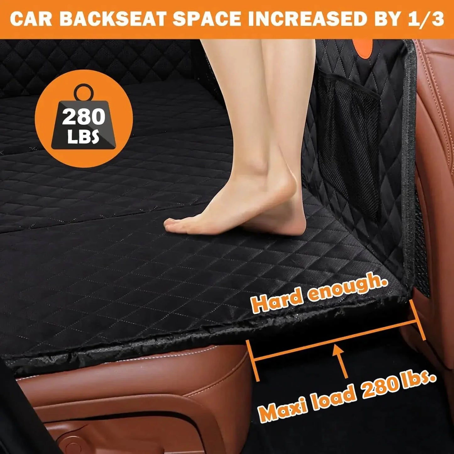 The Ruff Cover™ Hard Bottom Car Seat Cover 🐕🦺🐶