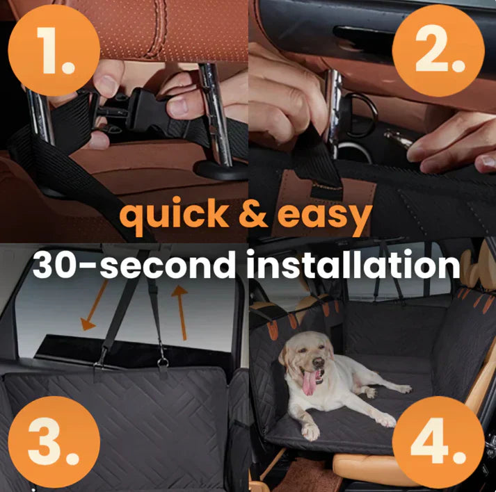 The Ruff Cover™ Hard Bottom Car Seat Cover 🐕🦺🐶