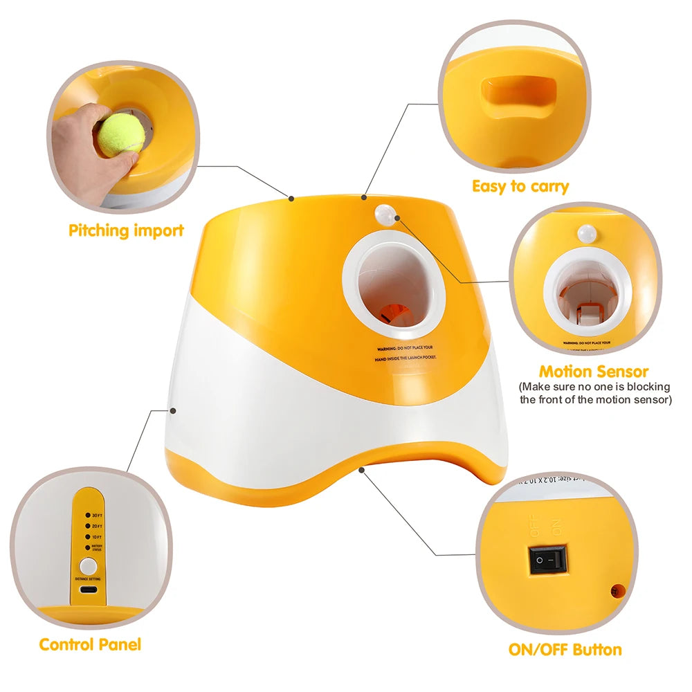 The Stuff Launcher - Automatic Ball Launcher 🤾♂️🐶